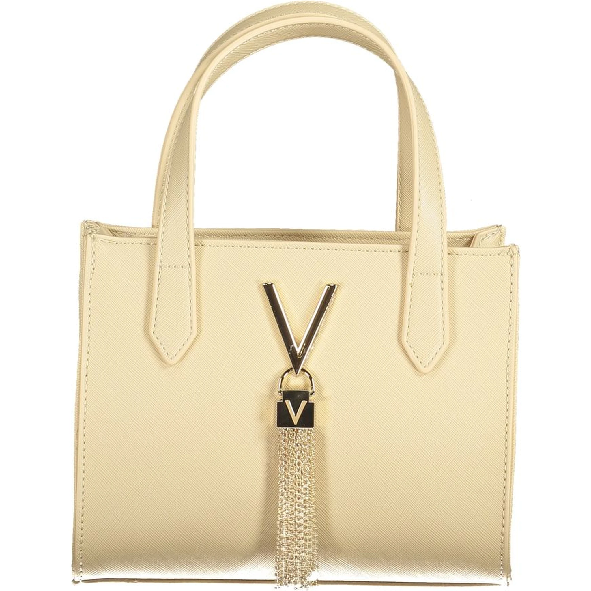 Beige Polyethylene Handbag