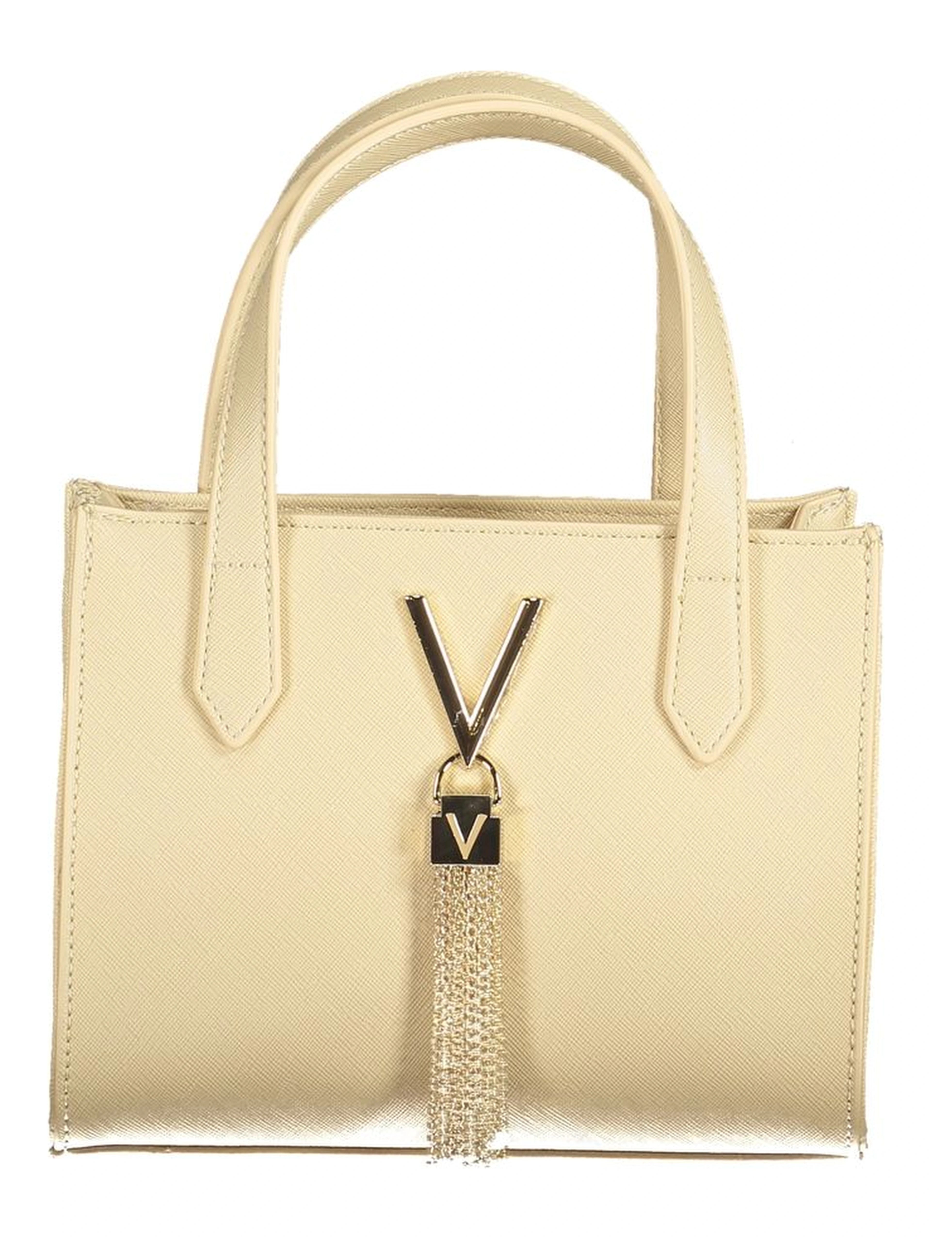 Beige Polyethylene Handbag