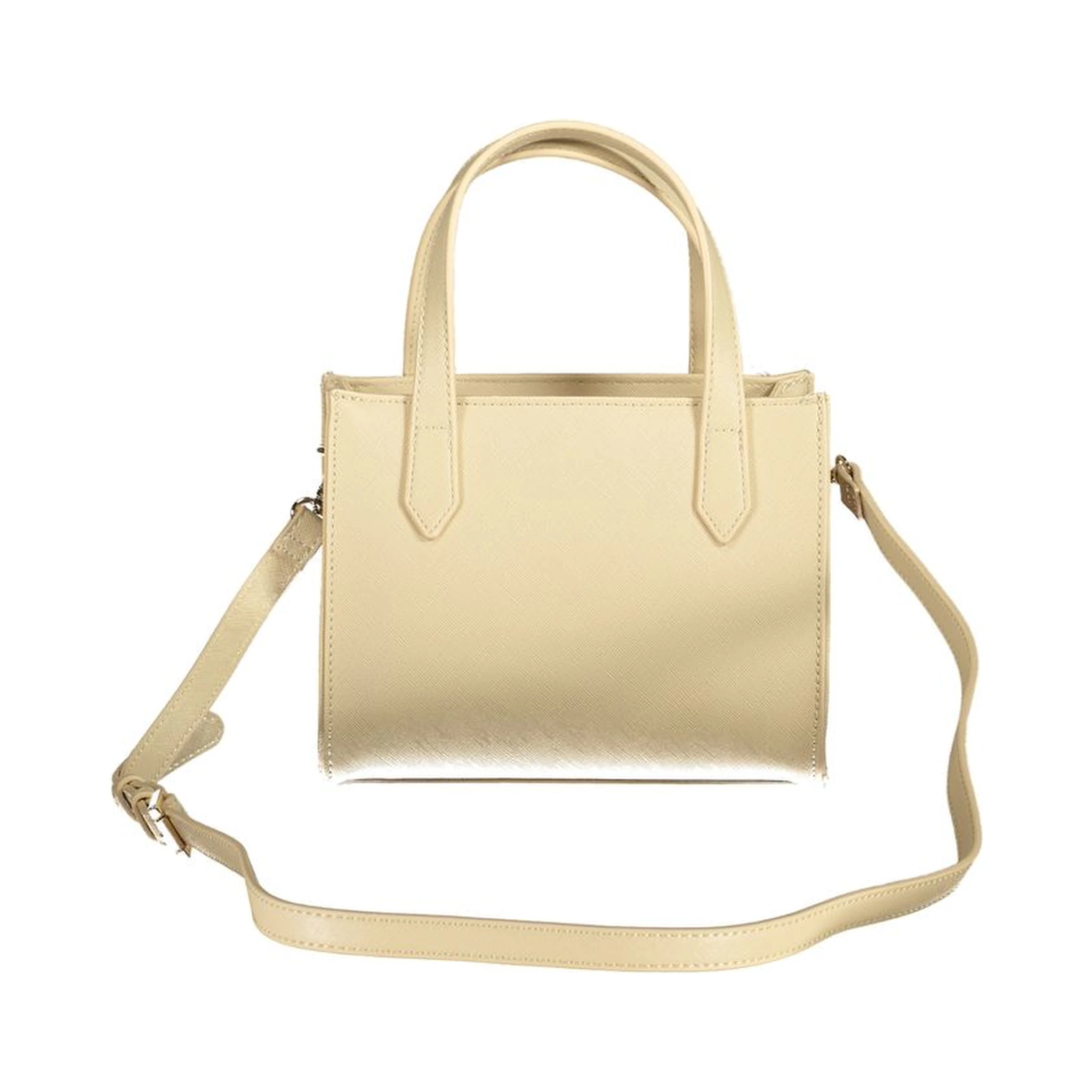 Beige Polyethylene Handbag