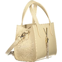Beige Polyethylene Handbag