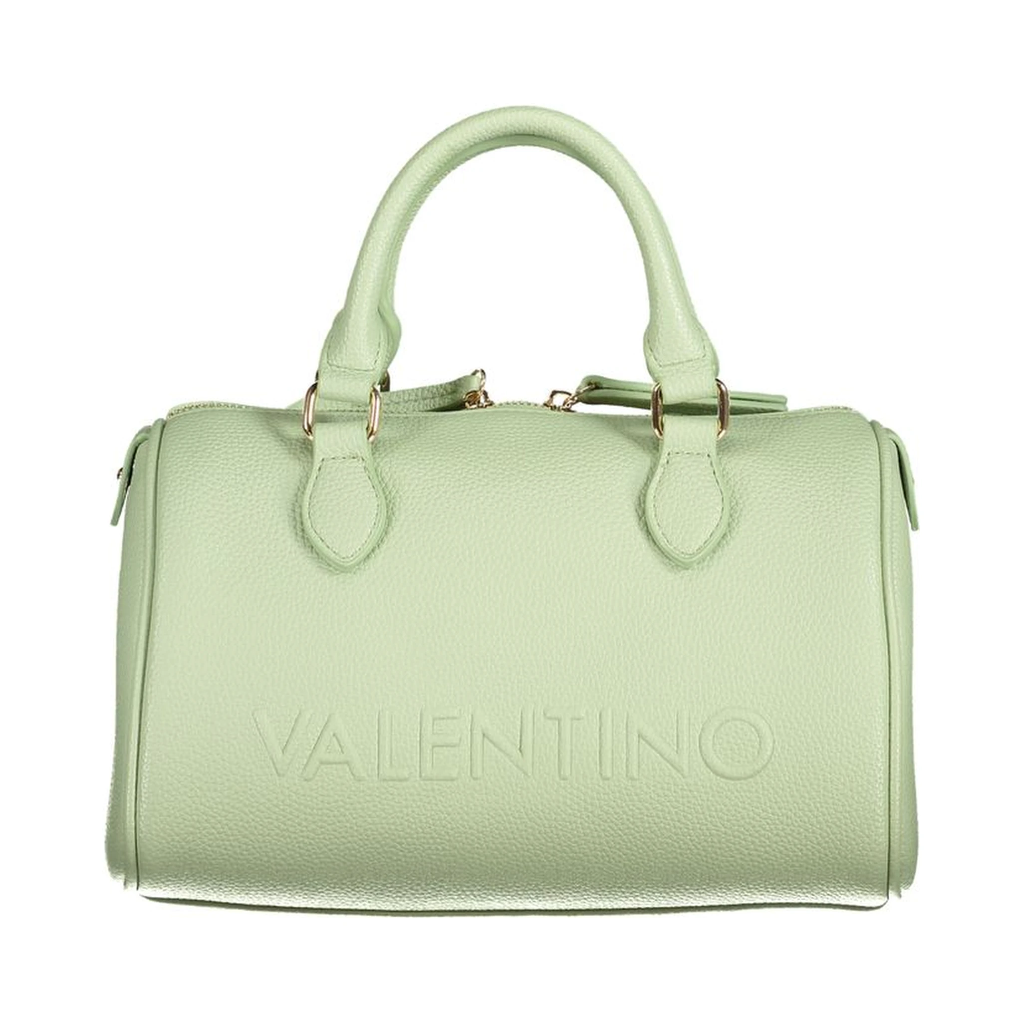 Green Polyethylene Women Handbag