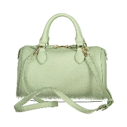 Green Polyethylene Women Handbag