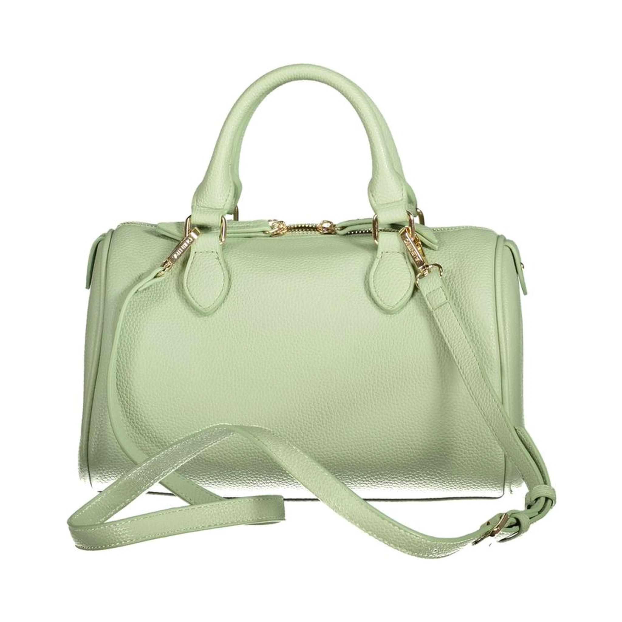 Green Polyethylene Women Handbag