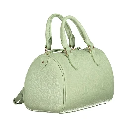 Green Polyethylene Women Handbag