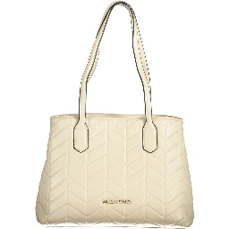 Beige Polyethylene Handbag