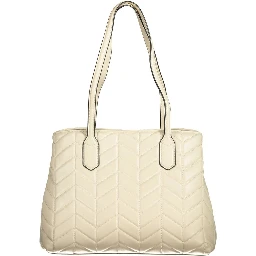 Beige Polyethylene Handbag