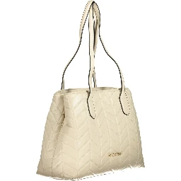 Beige Polyethylene Handbag