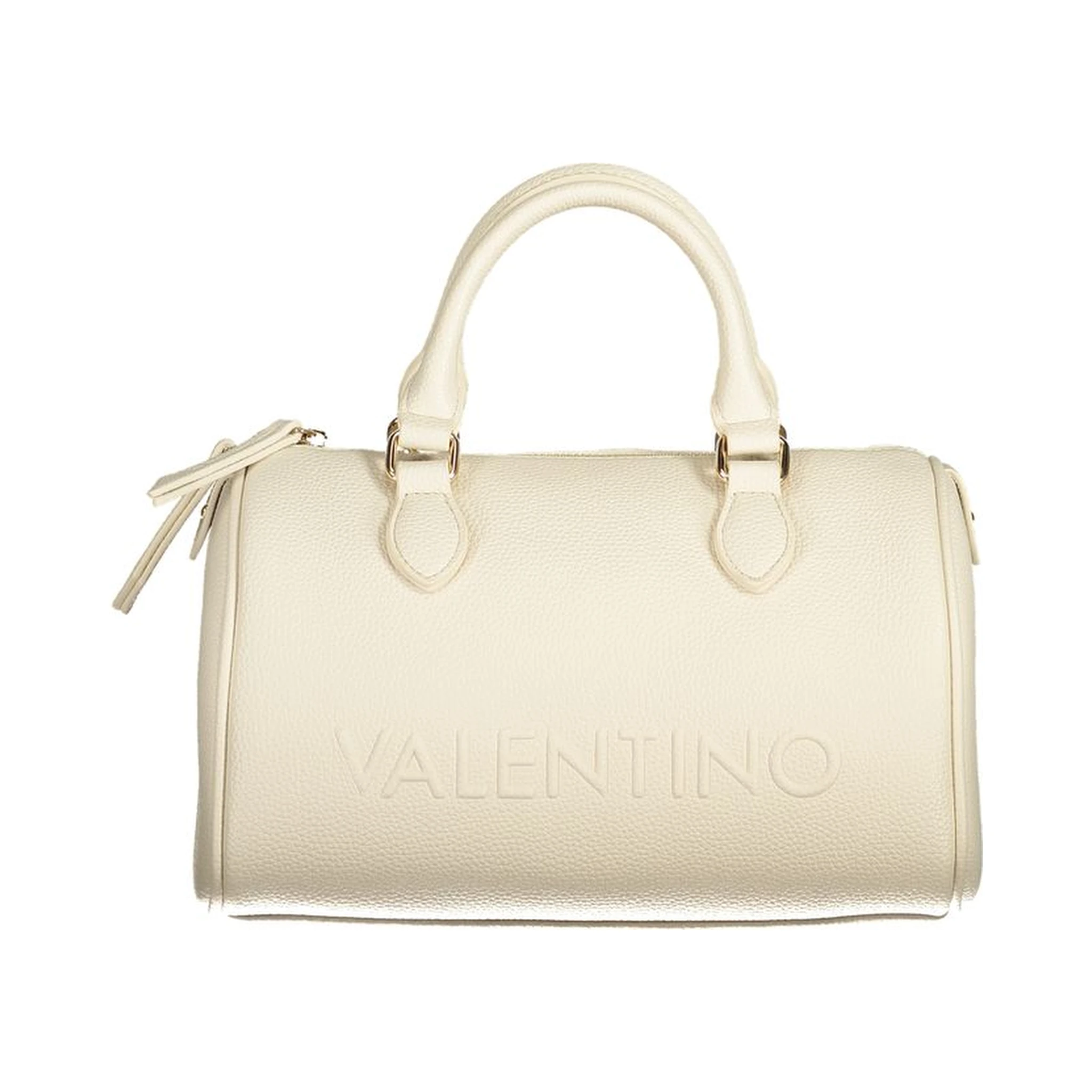 Beige Polyethylene Handbag