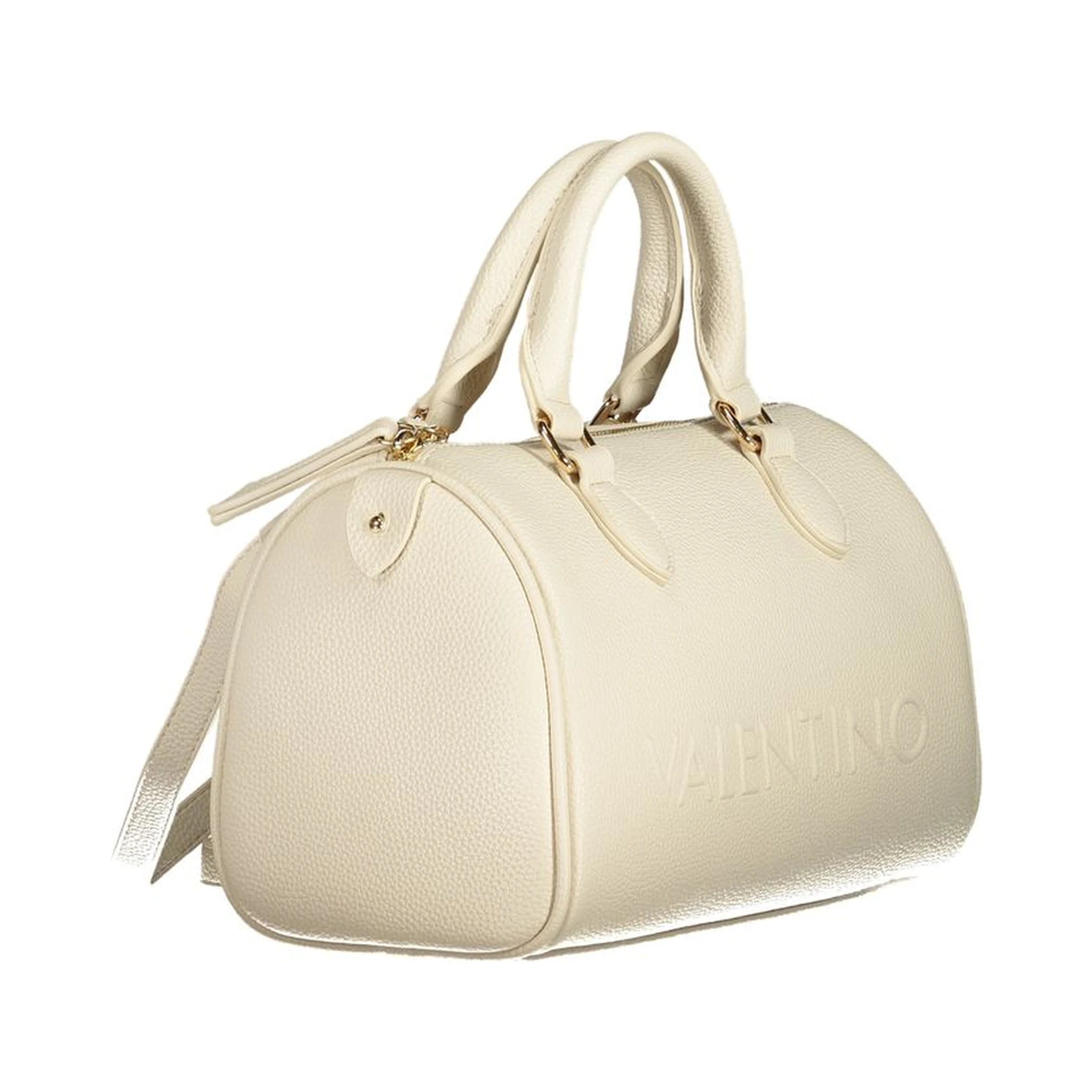 Beige Polyethylene Handbag