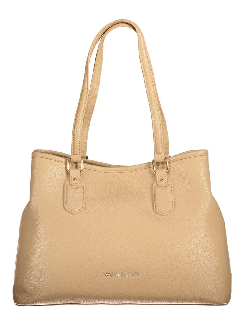Beige Polyethylene Handbag