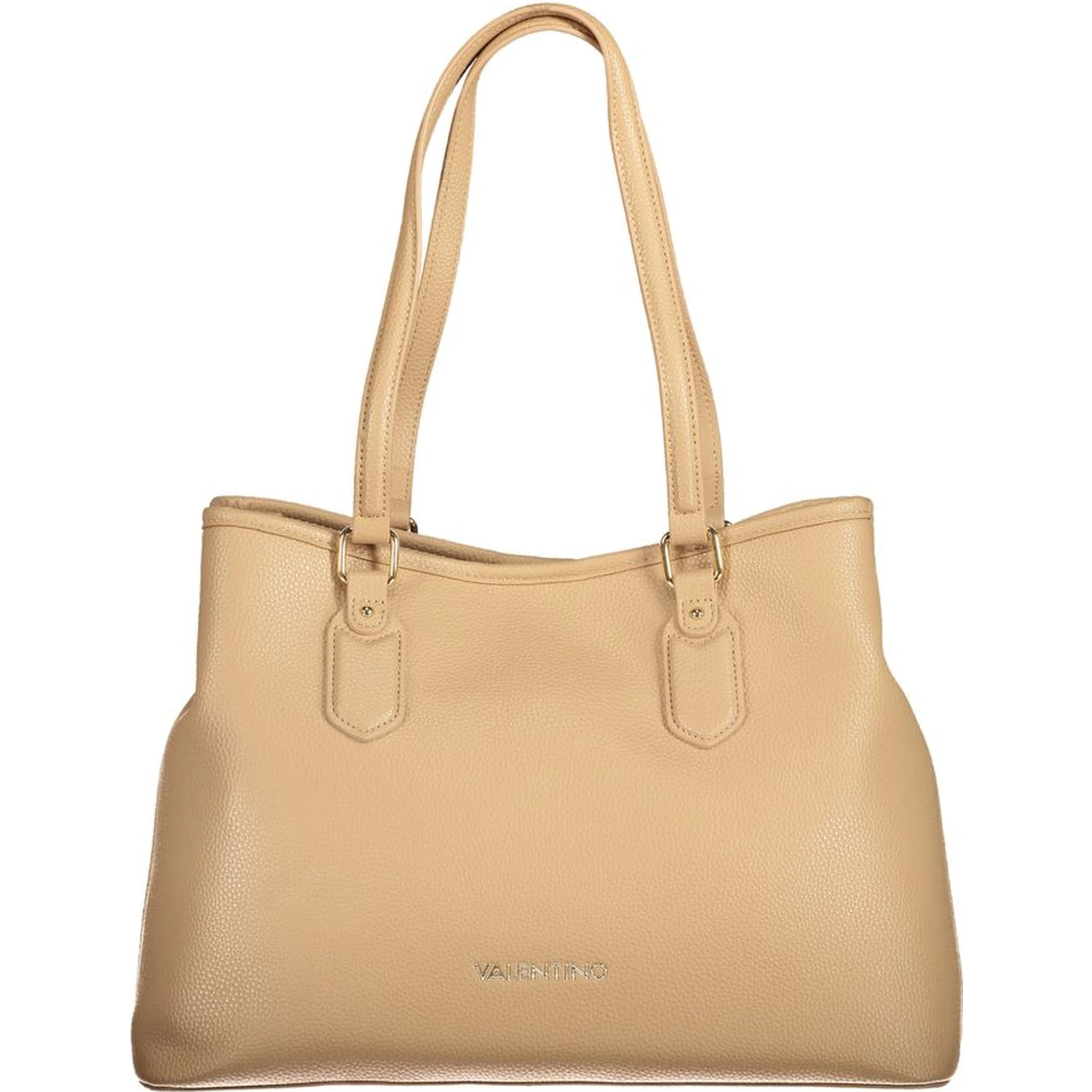 Beige Polyethylene Handbag