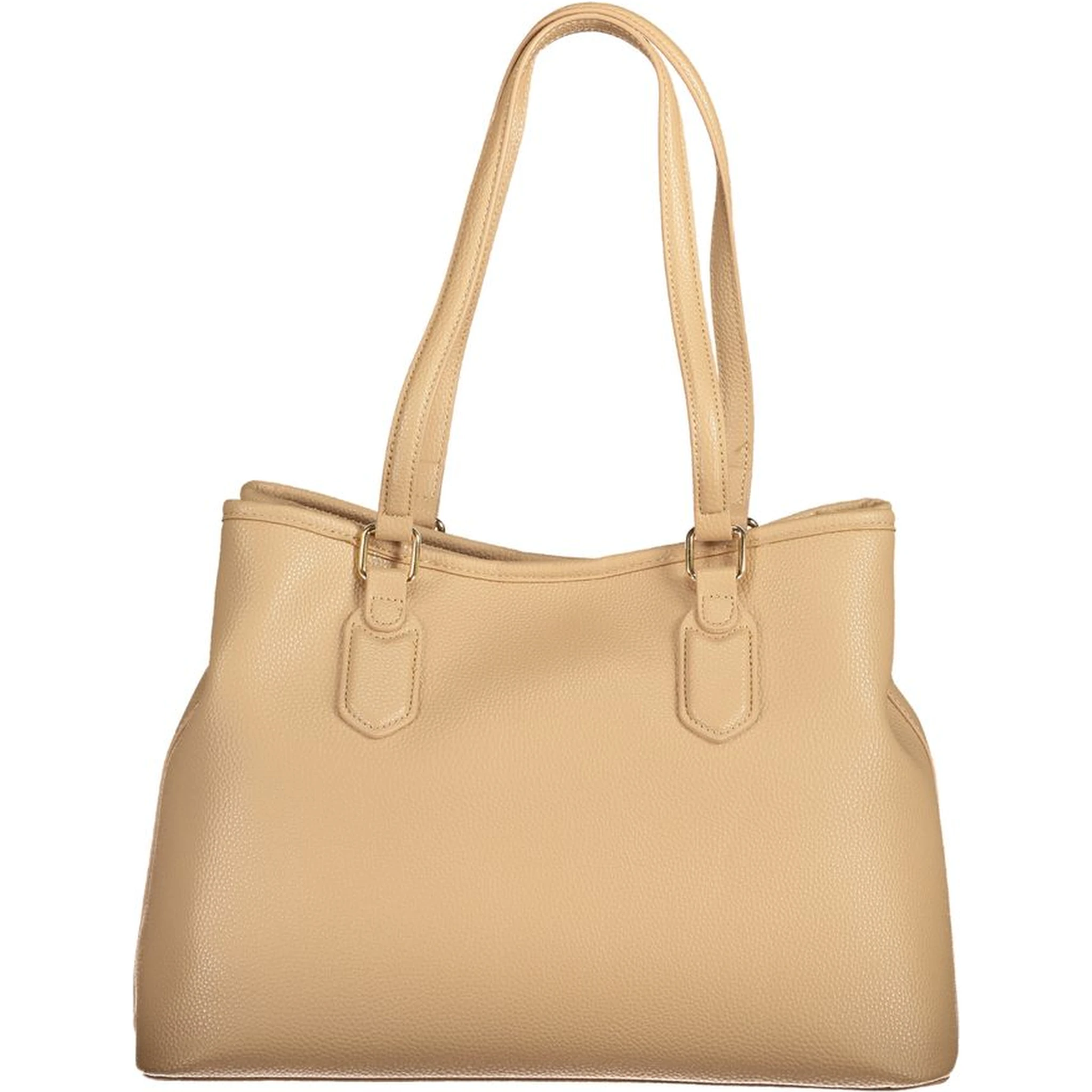 Beige Polyethylene Handbag
