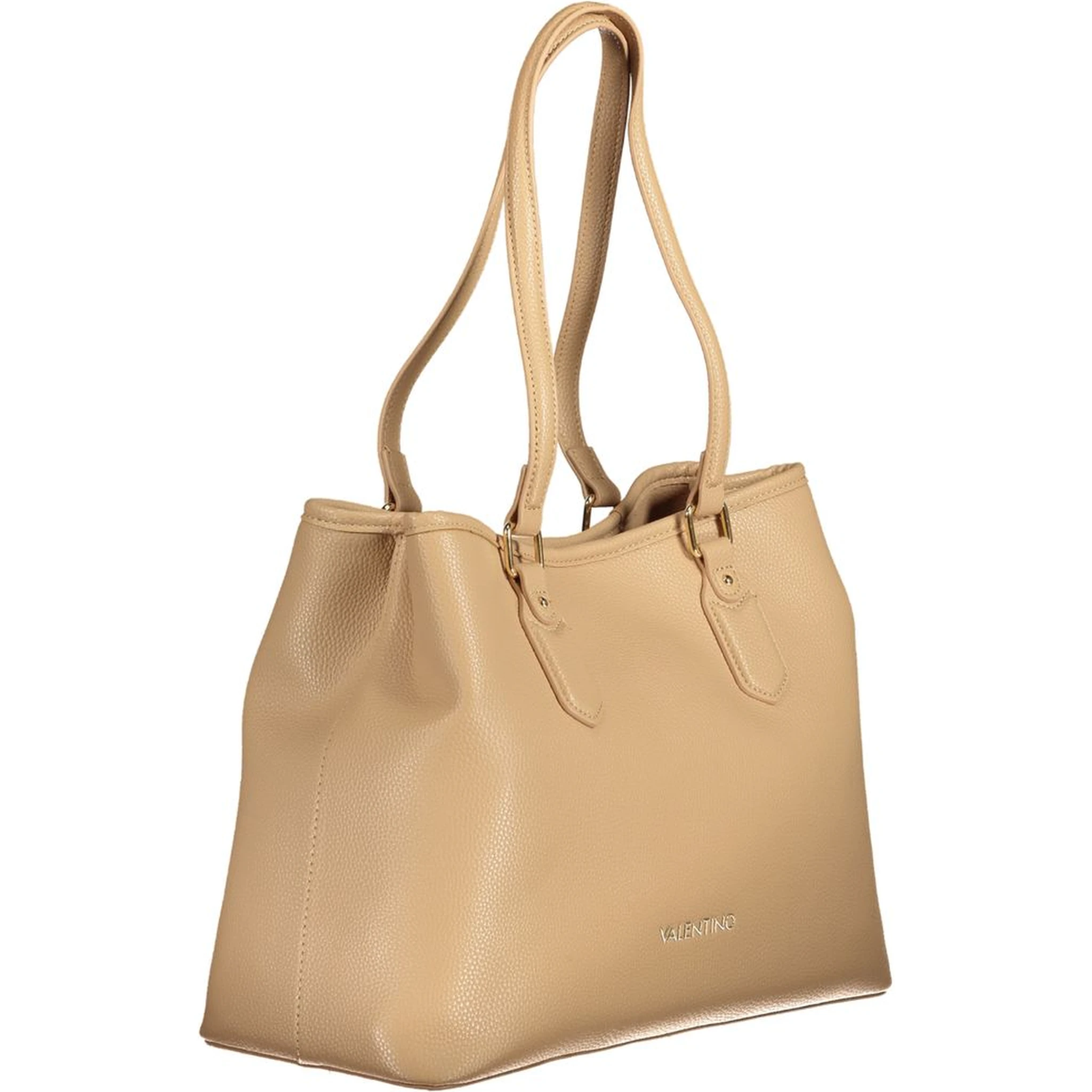 Beige Polyethylene Handbag