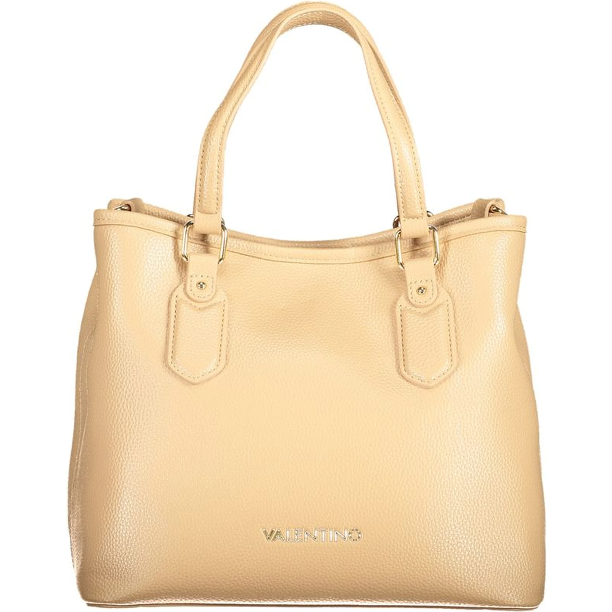 Beige Polyethylene Handbag