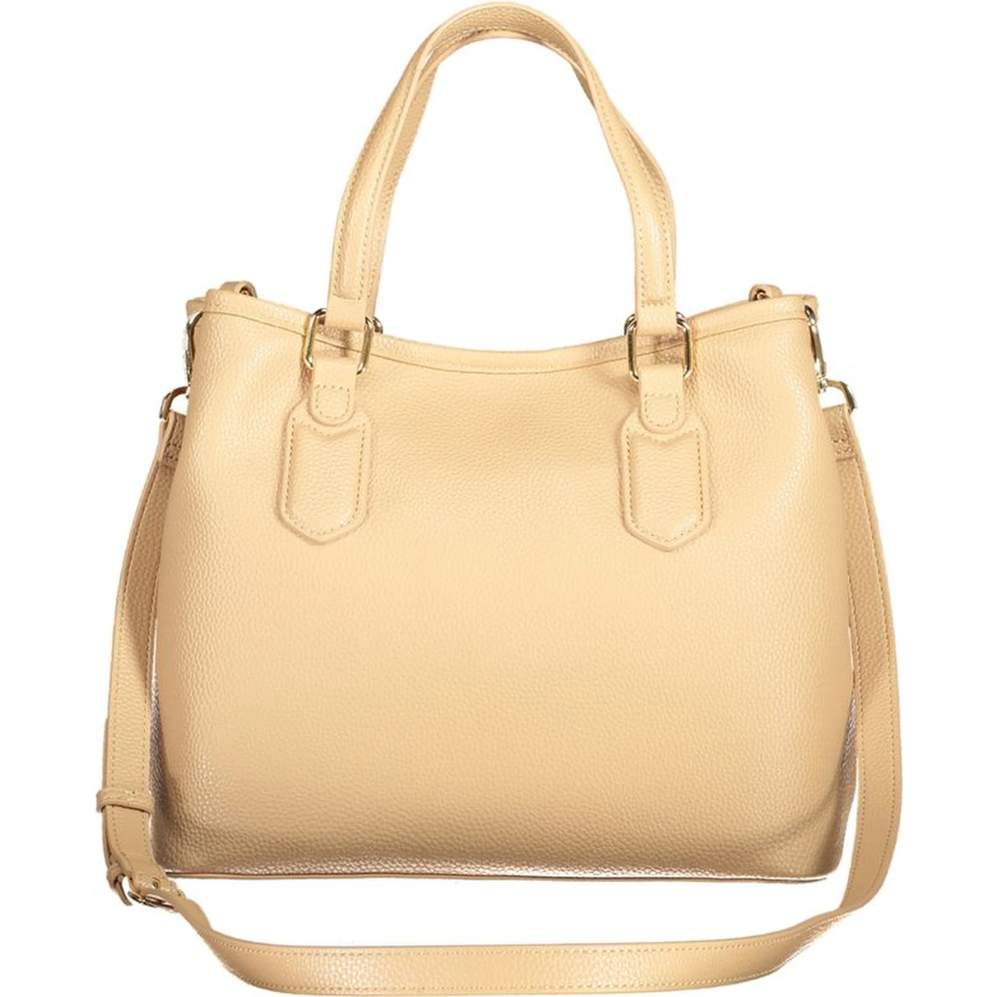 Beige Polyethylene Handbag