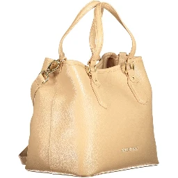 Beige Polyethylene Handbag