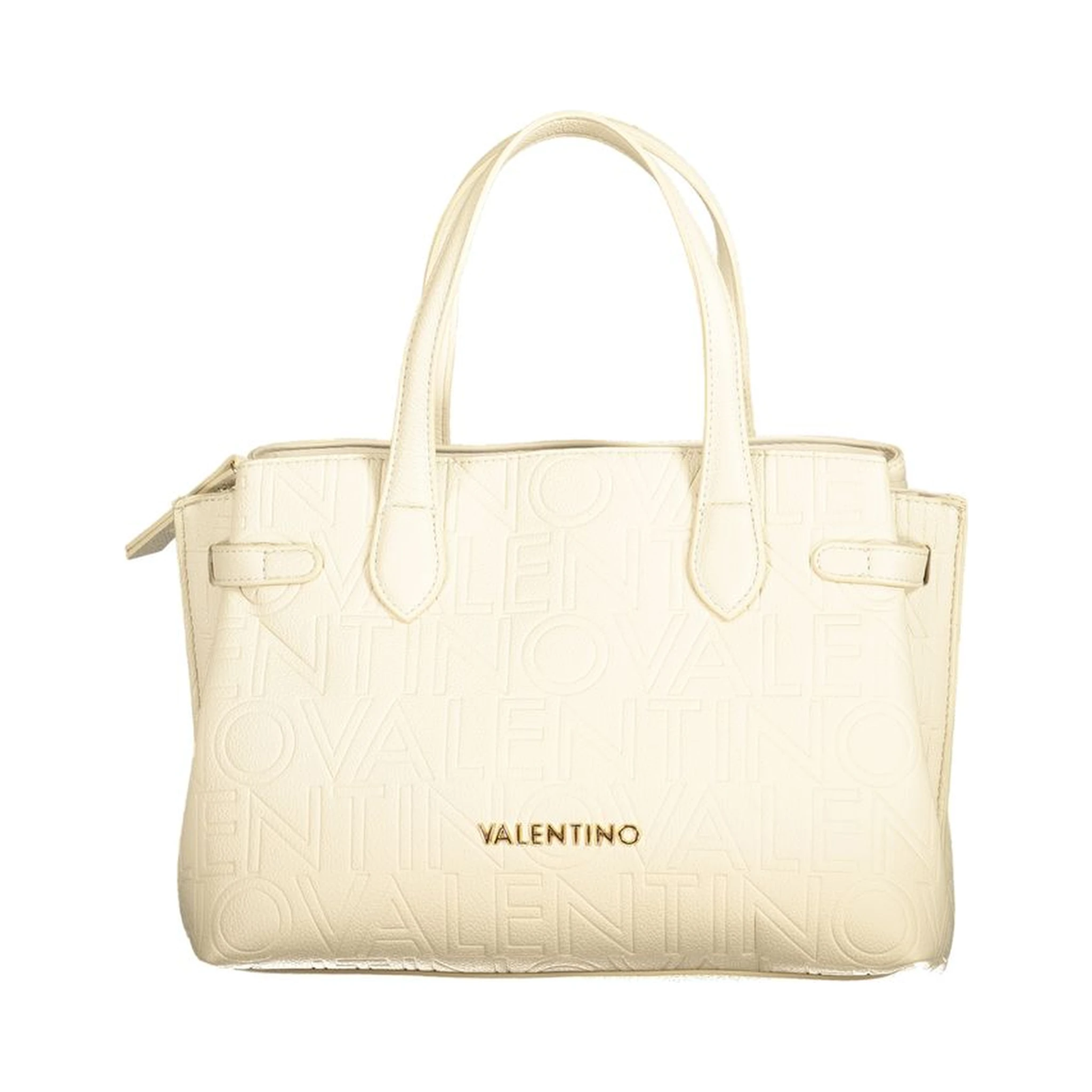 Beige Polyethylene Handbag