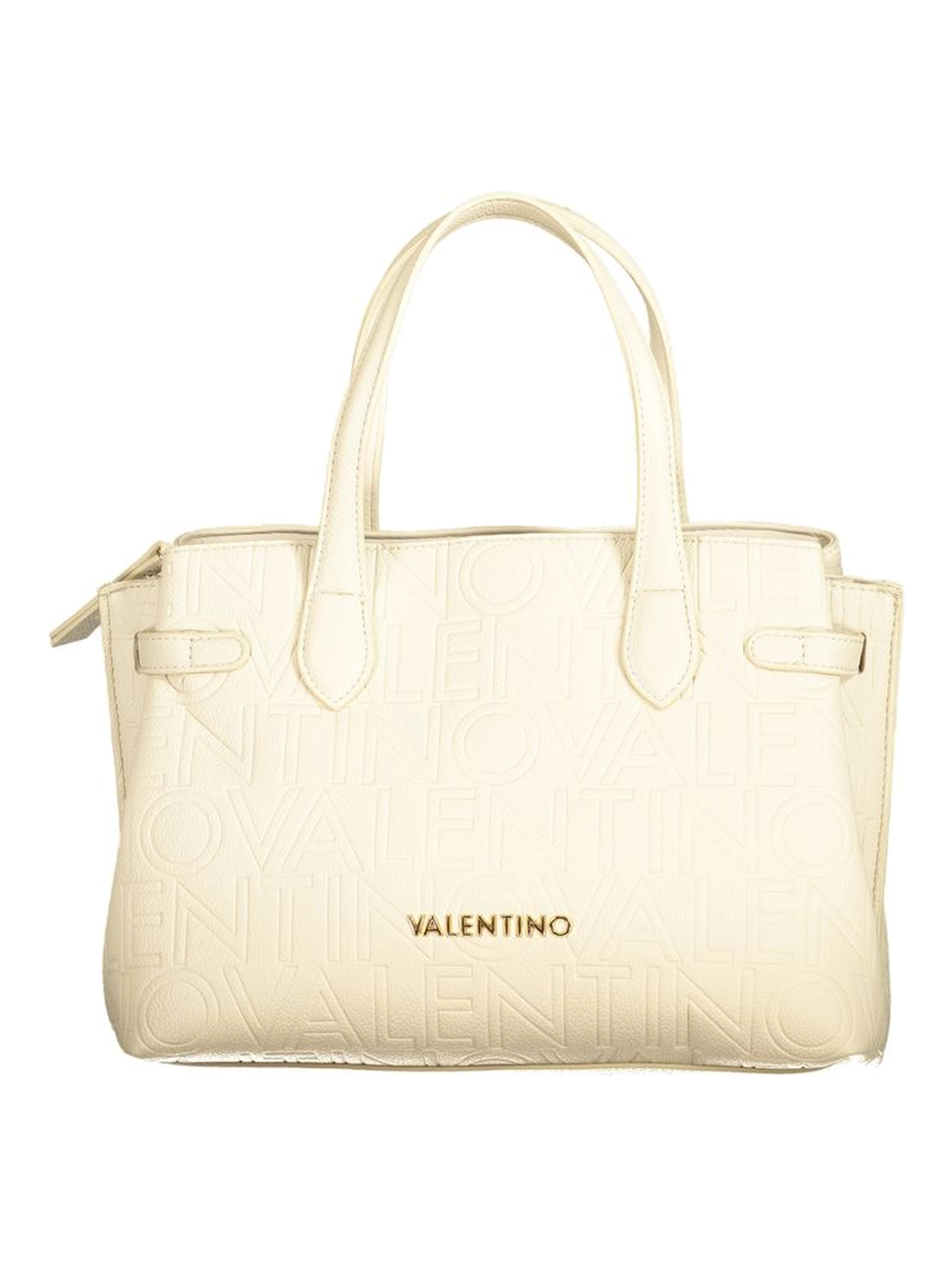 Beige Polyethylene Handbag