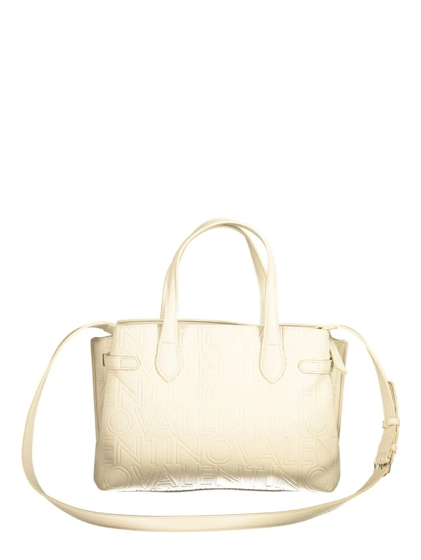 Beige Polyethylene Handbag