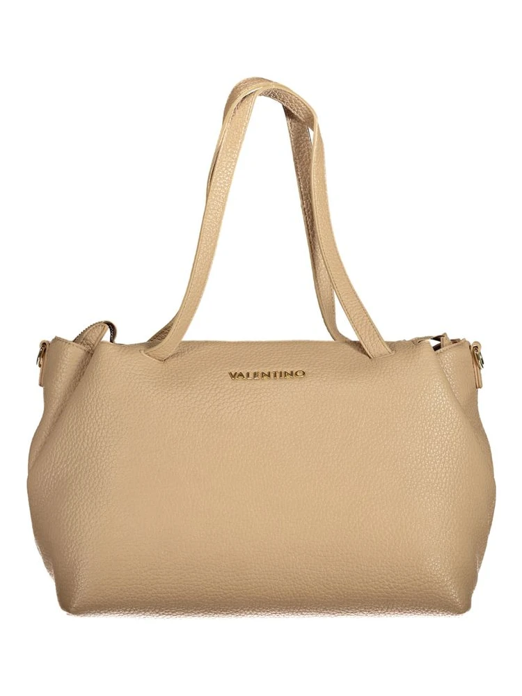 Beige Polyethylene Handbag