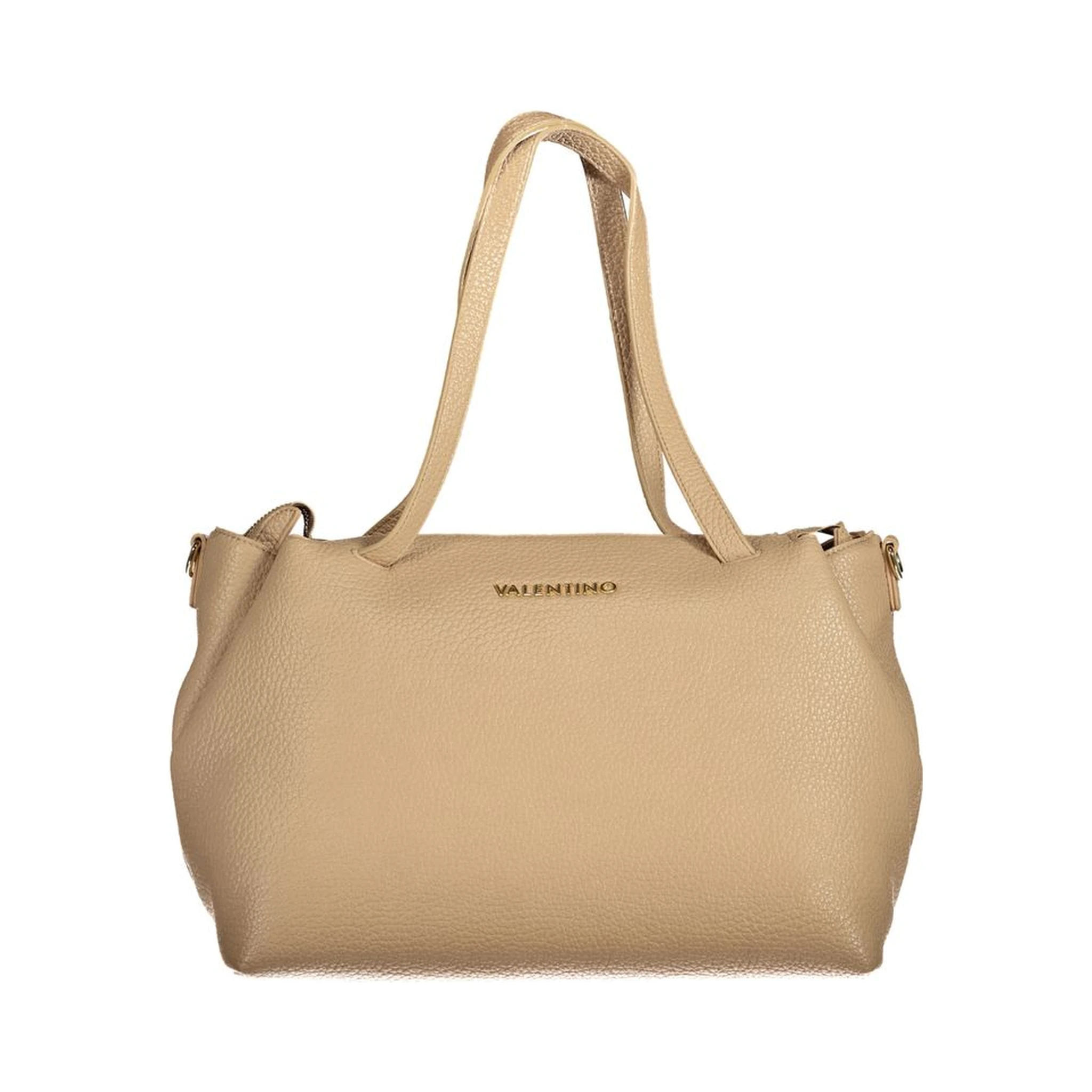 Beige Polyethylene Handbag