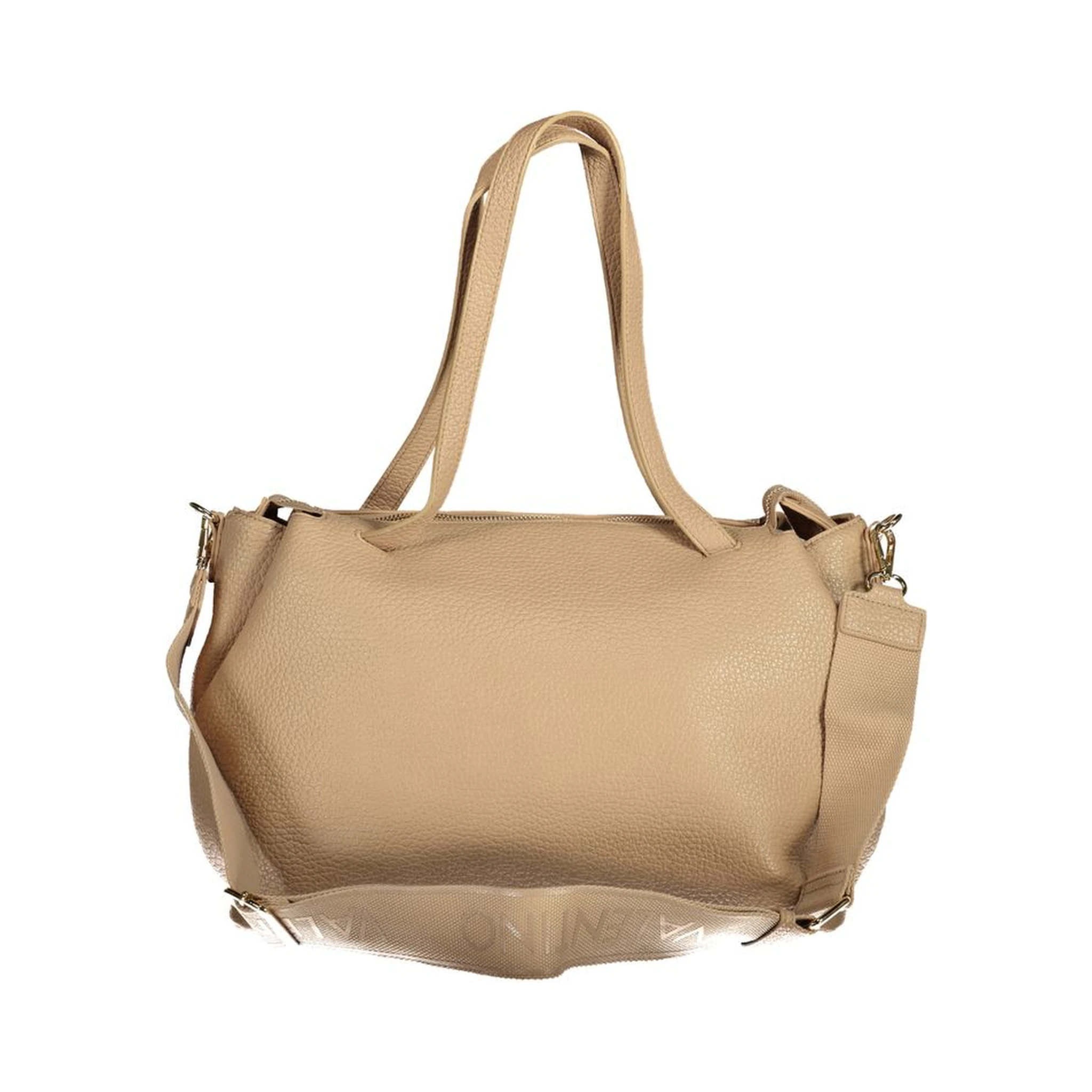Beige Polyethylene Handbag