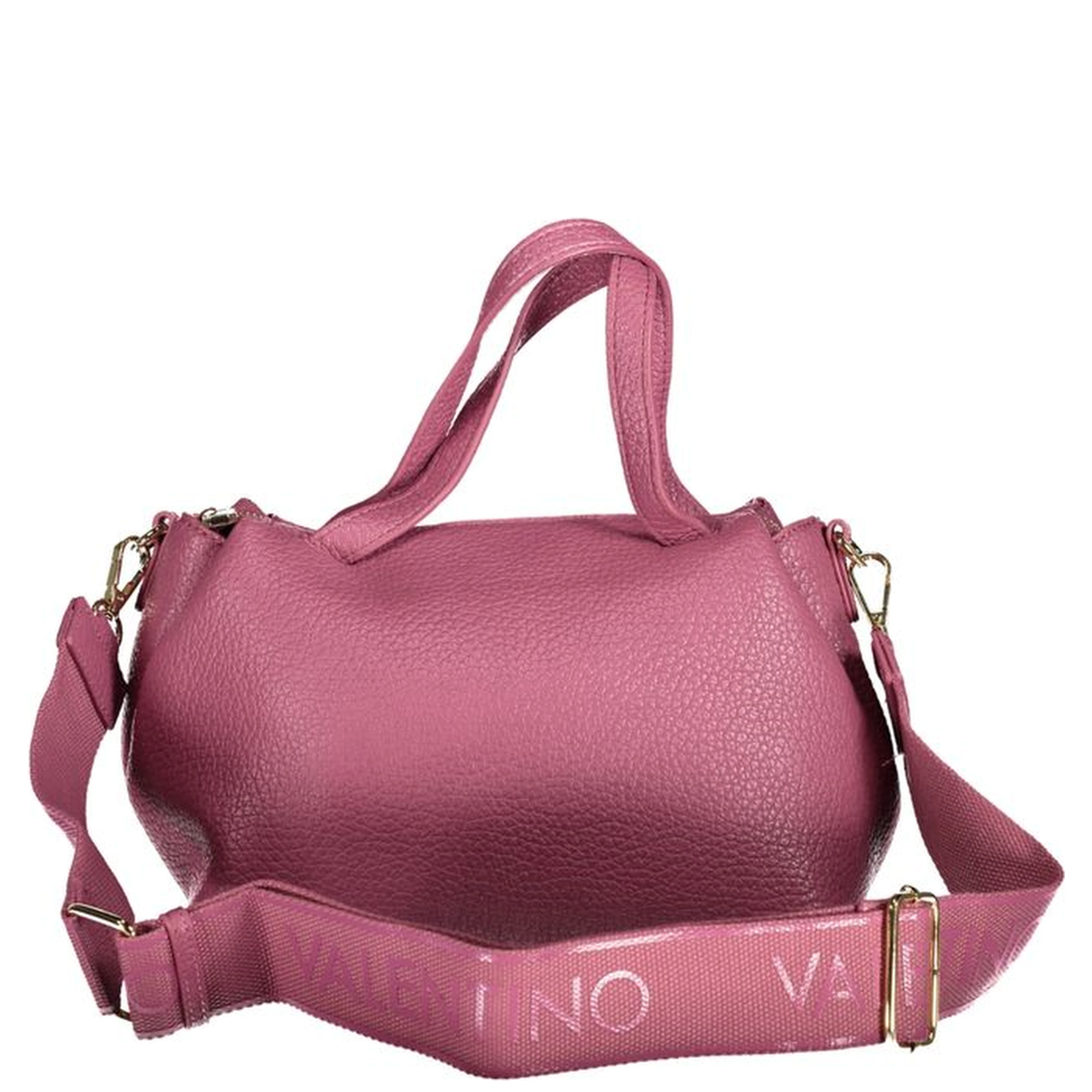 Pink Polyethylene Handbag