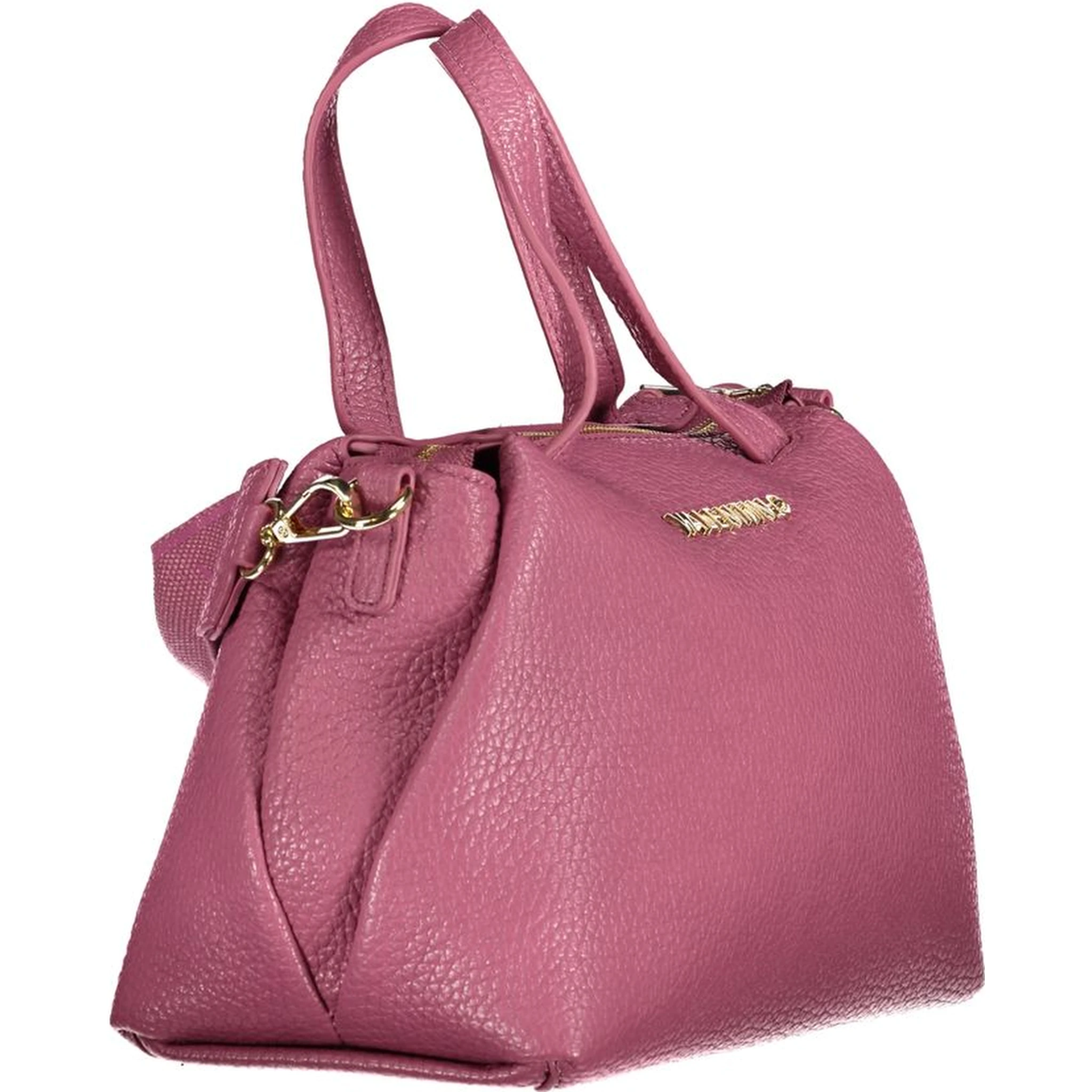 Pink Polyethylene Handbag
