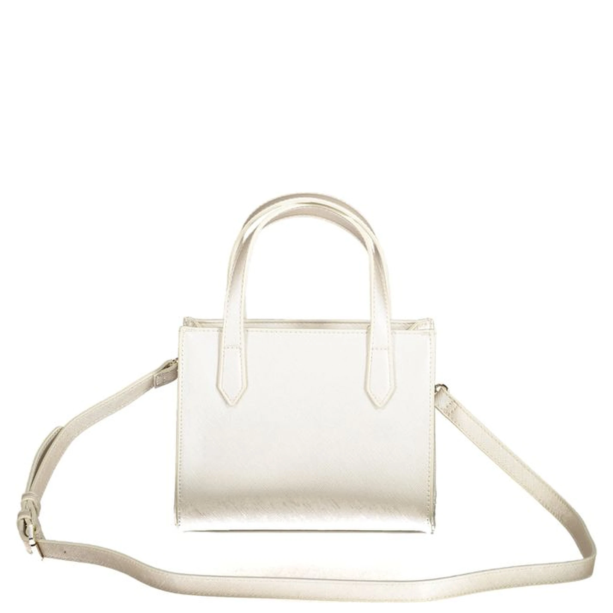Gray Polyethylene Handbag