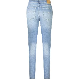 Blue Cotton Jeans Denim