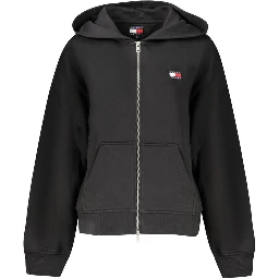 Black Cotton Sweatshirt