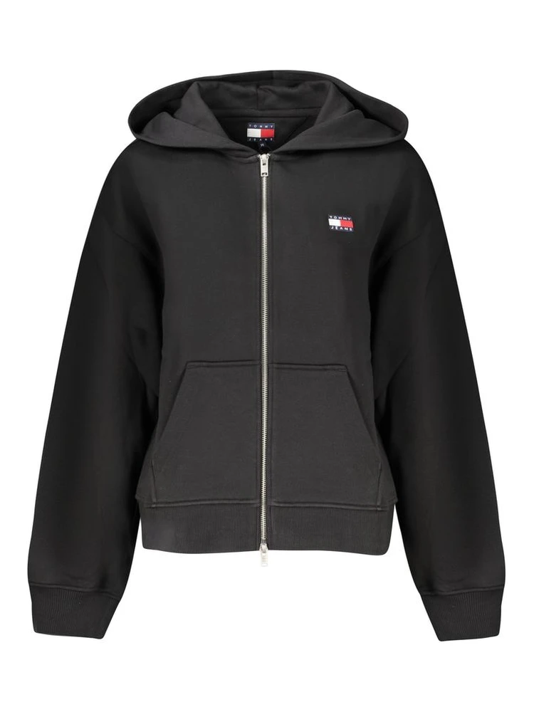 Black Cotton Sweatshirt