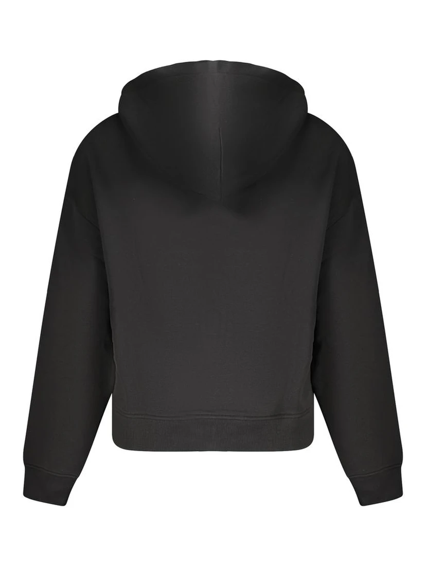 Black Cotton Sweatshirt