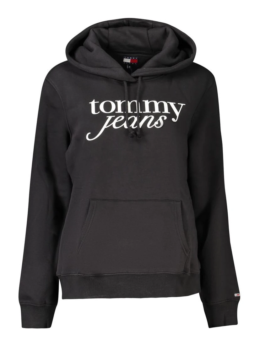 Black Cotton Sweatshirt