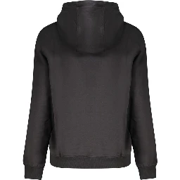 Black Cotton Sweatshirt