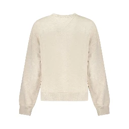 Beige Cotton Sweatshirt