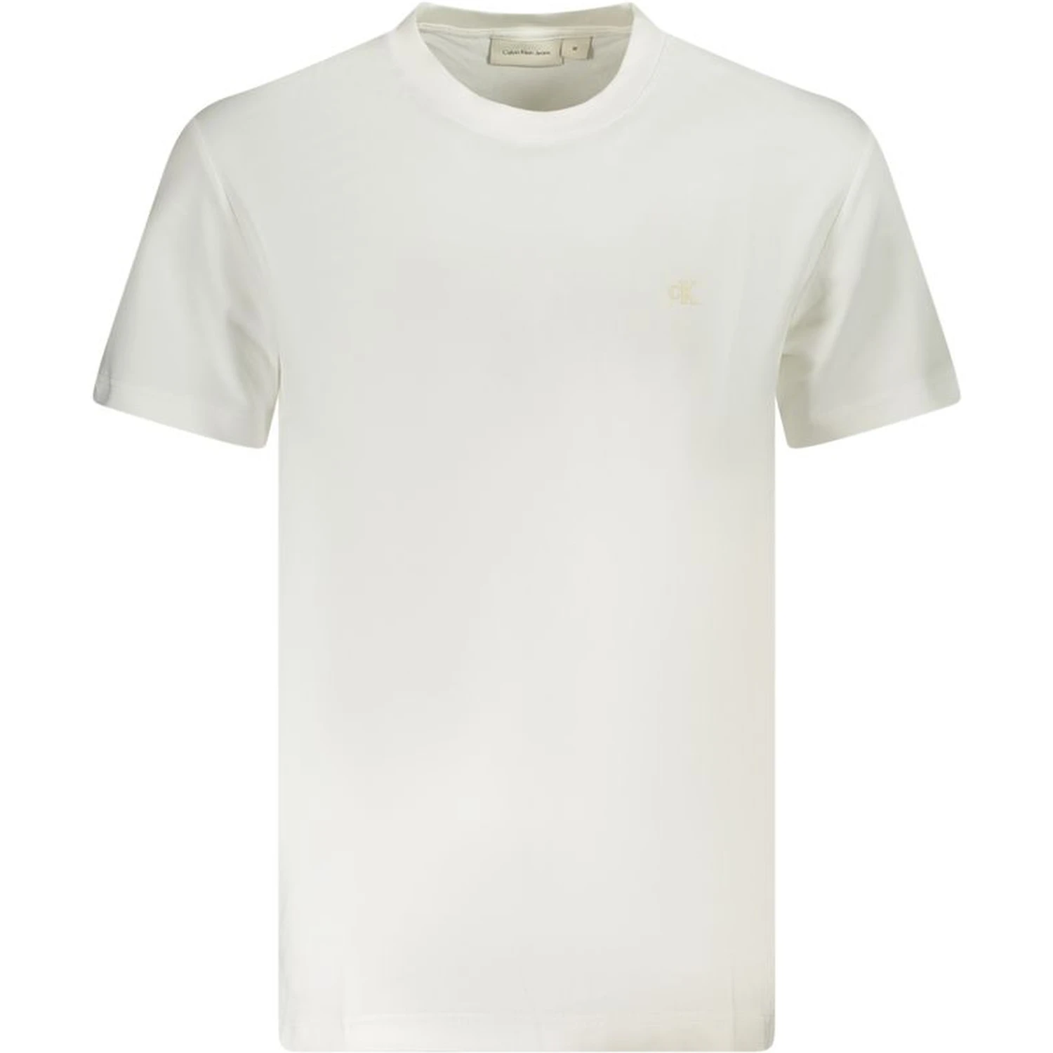 White Cotton Men's T-Shirt
