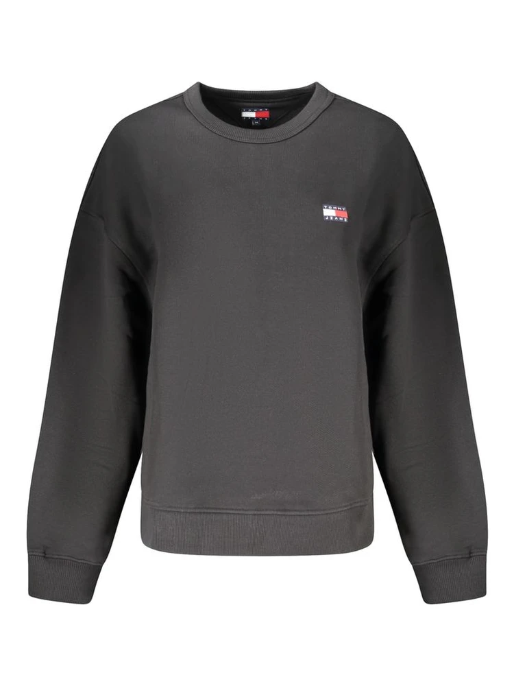 Black Cotton Sweatshirt