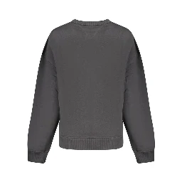 Black Cotton Sweatshirt