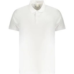 White Cotton Polo Shirt