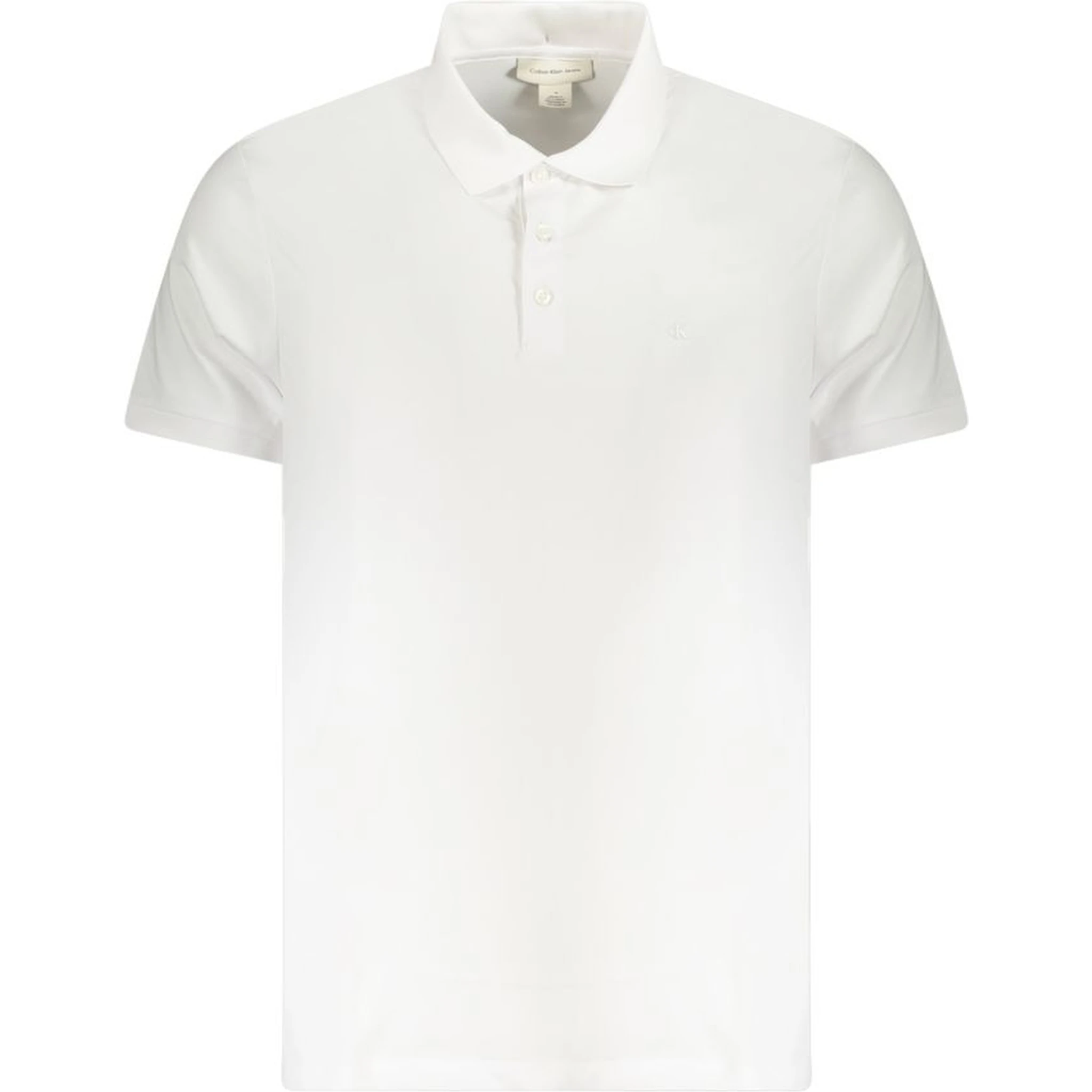 White Cotton Polo Shirt