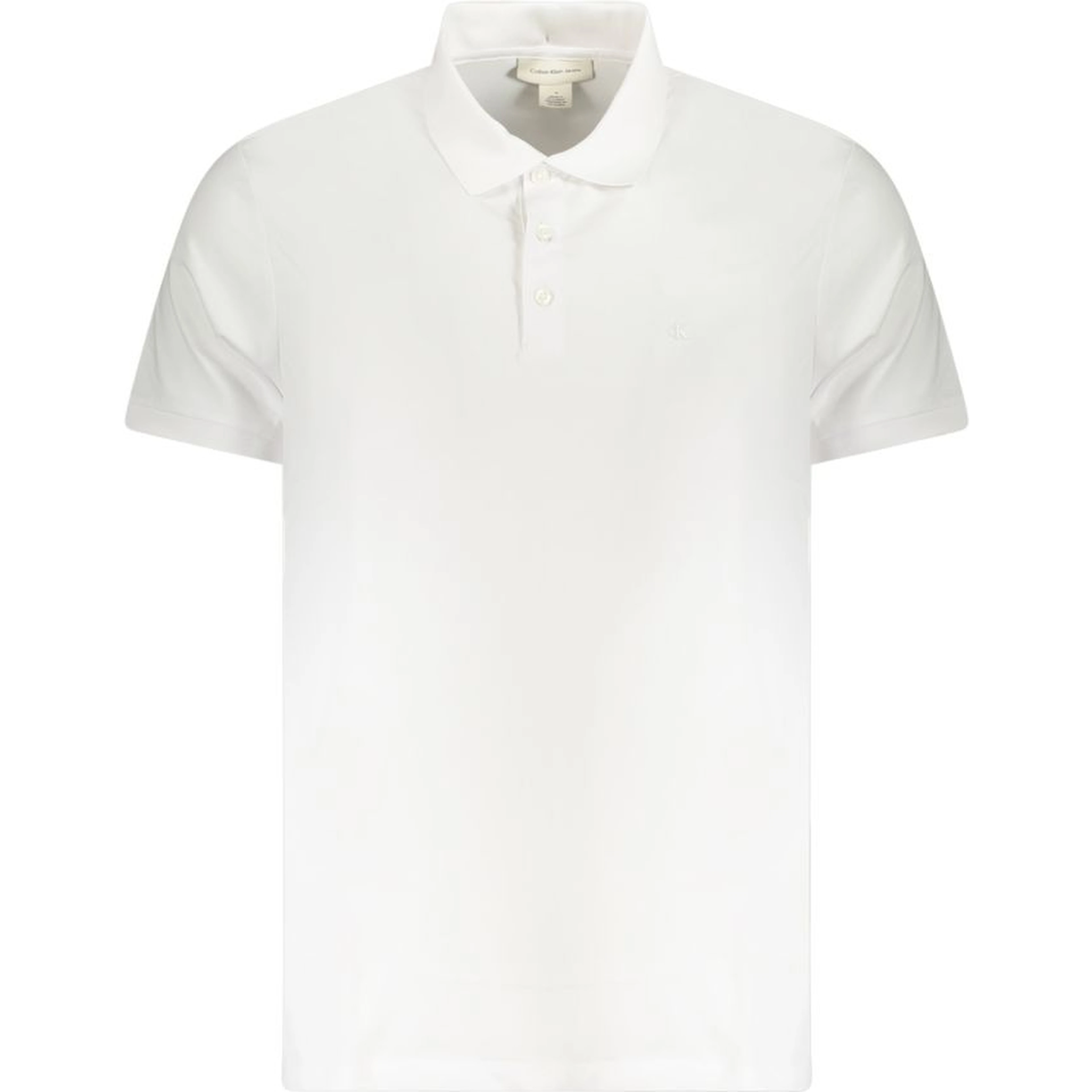 White Cotton Polo Shirt