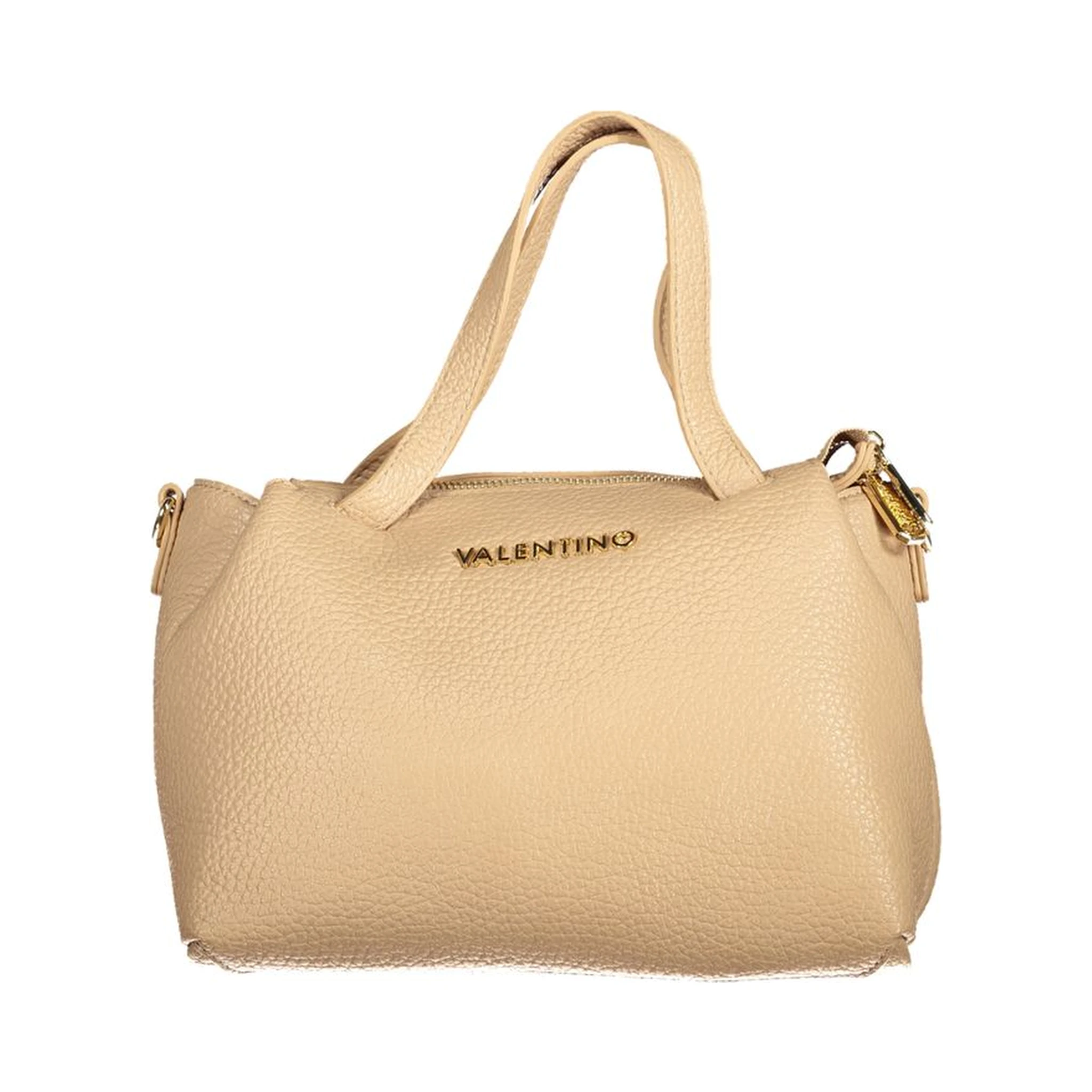 Beige Polyethylene Handbag