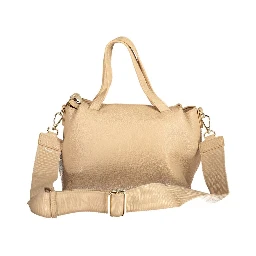 Beige Polyethylene Handbag