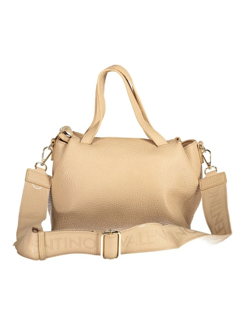 Beige Polyethylene Handbag