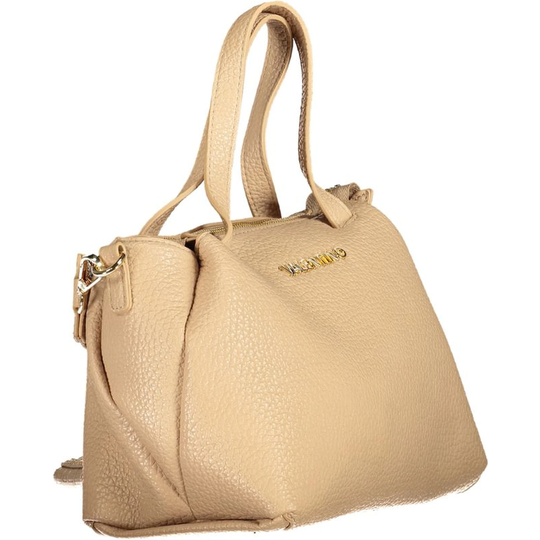 Beige Polyethylene Handbag