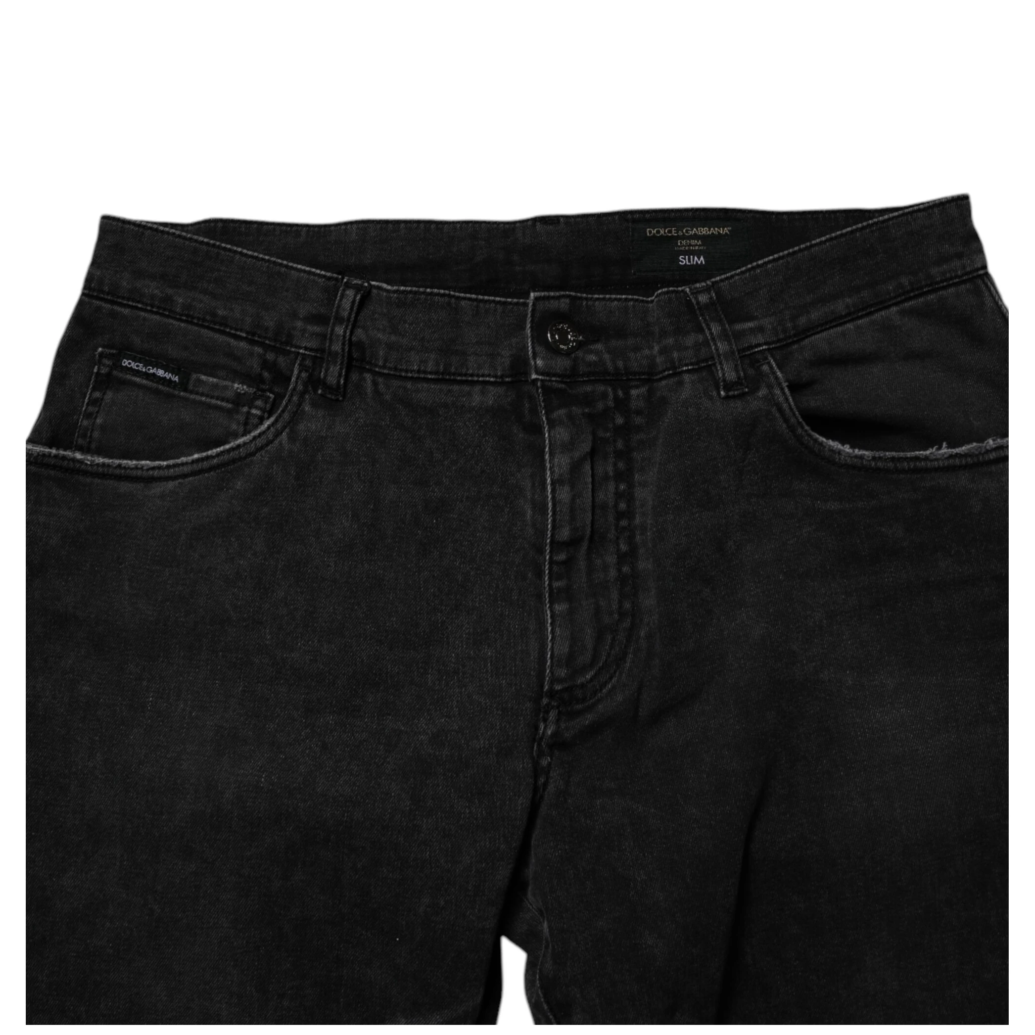 Light Blue Leaf Cotton Classic Men Denim Jeans