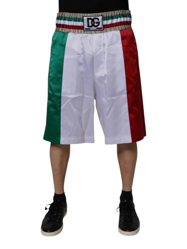 Multicolor Italia Polyester Bermuda Shorts alternative