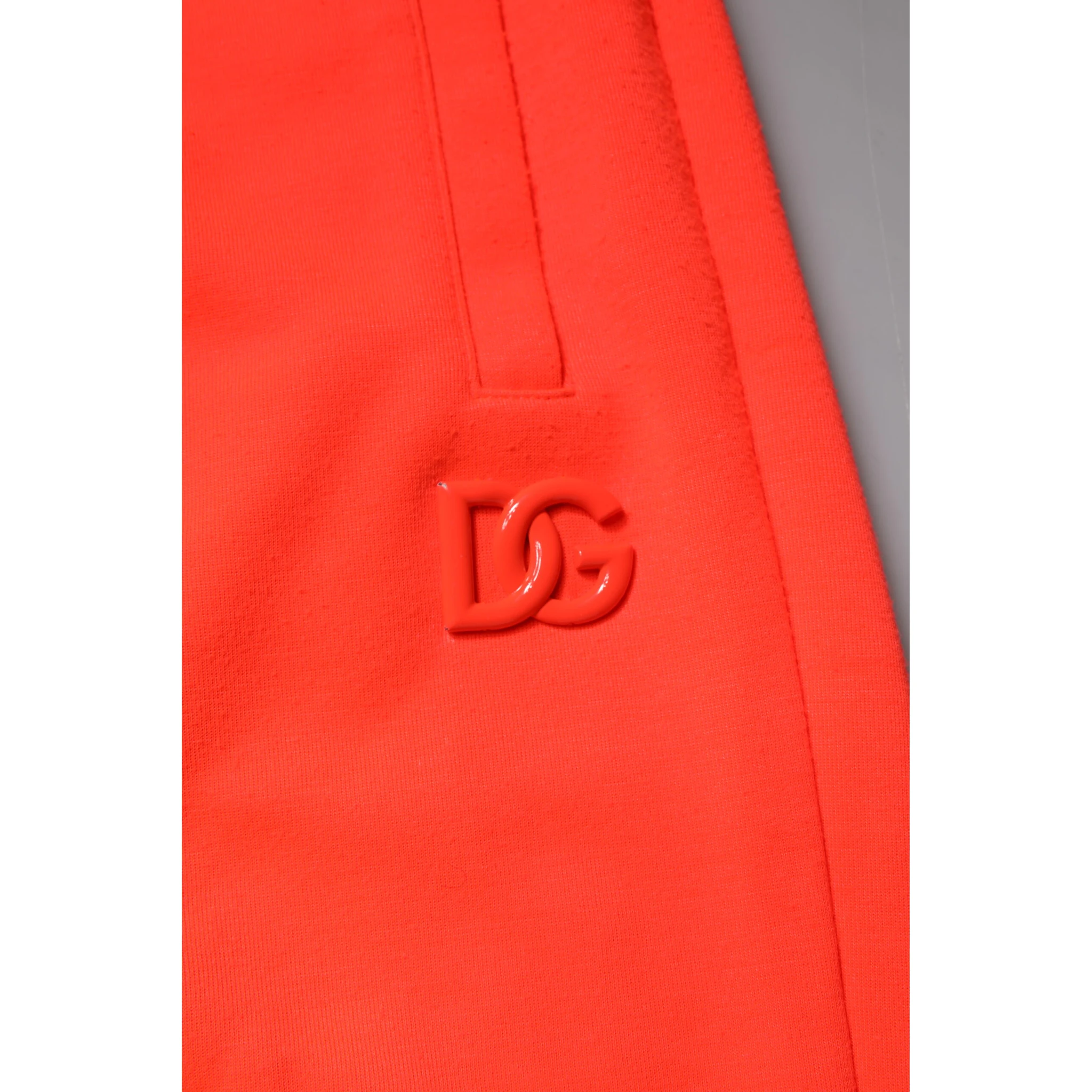 Red Polyester Mid Waist Men Bermuda Shorts