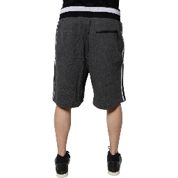 Dark Gray Cotton Bermuda Sweatshorts Shorts